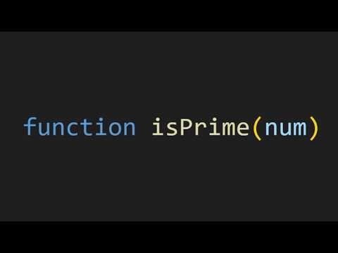 Finding Primes In JS