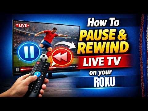 How To Pause and Rewind Live TV on your Roku TV