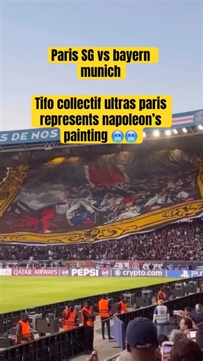PSG Ultras SHOCK Bayern Munich with GIANT Napoleon TIFO 🇫🇷🔥 | Insane Champions League Atmosphere!