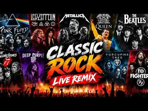DJ Bro Live 🎸 Classic Rock mixed live, 24/7 — Pink Floyd, Led Zeppelin, Porcupine Tree & more