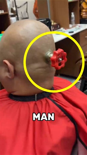 The Secret Behind His Strange Haircut! 🤯#shorts
