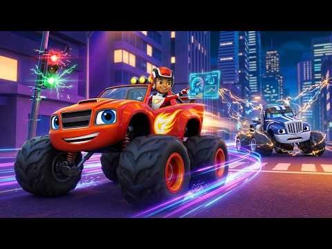 Blaze Monster Machine FULL Episode | Cyber-Hack Chaos! 💻 🚦 | Kids Cartoons & STEM Adventure