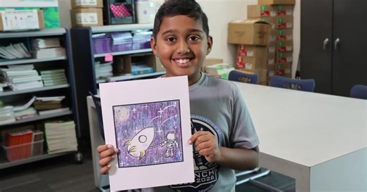 Apollo Beach to the stars: Third grader's artwork heads to the International Space Station on SpaceX mission