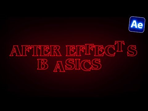 How To Make STRANGER THINGS Title Animation (After Effects Tutorial)