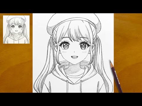 Cute Anime Girl Drawing Guide – Step by Step for Beginners