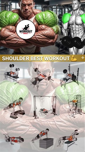 Best Shoulder Workout 💪 | Build Massive Shoulders Fast | Complete Gym Guide