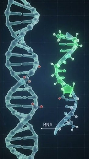 DNA vs RNA 🧬 | What's the Difference? #Shorts