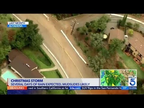 Eaton Fire area under an evacuation warning