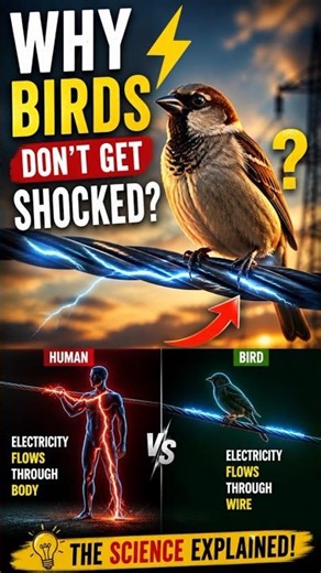 Why Birds Don’t Get Electrocuted ⚡🐦