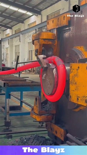 Heavy Steel Rod Bending Machine | Powerful Metal Shaping Process