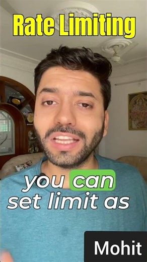 Rate Limiting Explained 🚦 | Save Your API from Crashing #shorts #systemdesign #interview #viral