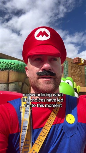 Wandering around Nintendo land at Epic in a super tight Mario costume riding a yoshi train was not on my bingo card for 2026, but I’m not mad about it! 😉😅 . . . . . . . . #mario #supermariobros #universalorlando #epicuniverse #universalstudios @Universal Orlando Resort