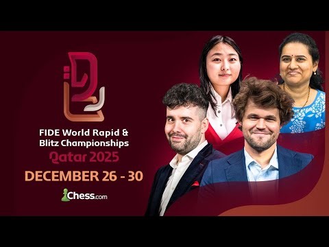 FIDE World Rapid Championship 2025: Last Event Of The Year! ft. Magnus, Alireza, Ju Wenjun, Gukesh