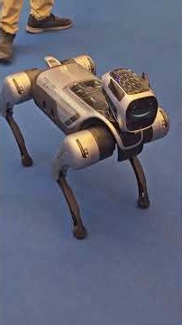 AI Robot Dog From China: Quadruped Robot at Trade Expo