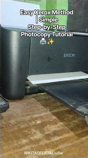 Easy Xerox Method | Simple Step-by-Step Photocopy Tutorial 🖨️✨ #nikitaofficial #sewingtutorial