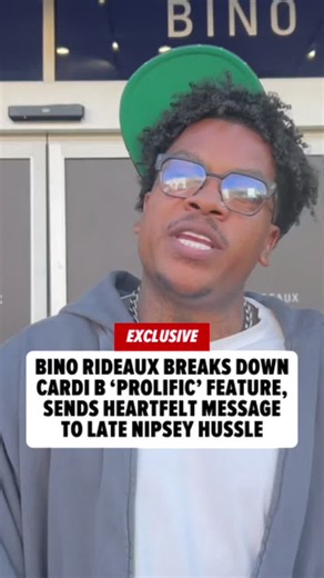 🚨 EXCLUSIVE: Bino Rideaux talks about the release of “Prolific” album release at the @complex Prolific Pop up shop. The album which is Nipsey Hussle’s first posthumous album, was released Friday — one day before what would’ve been the legendary rapper’s 41st birthday. 🕊️