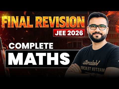 🔥Final Revision - Complete Maths in OneShot | JEE Mains 2026 | Ankit Sir