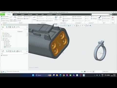 How to Create Network & Nodes in Creo Cabling | How to Delete Network | Part 7