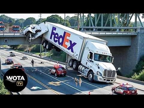 500 Epic Truck Moments Filmed Second Before Disaster | Idiots in Car Compilation !