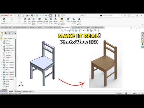 SolidWorks Rendering Tutorial for Beginners | PhotoView 360