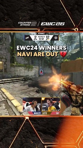 ‏NAVI's run ends here... ☹️ #cs2 #counterstrike #csgo #gaming #esports | gaming