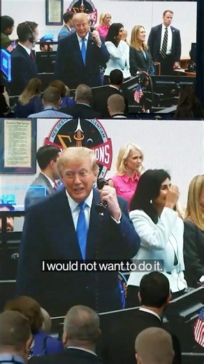 Trump Calls International Space Station During NASA Visit
