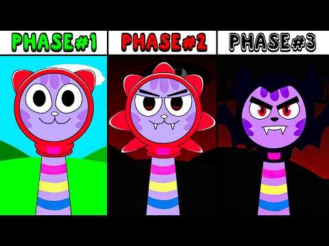 All Phases in Incredibox Sprunki Oc of DJ Catnip: From Phase 1 to Phase 3