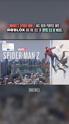 Spider-Man INSIDE ROBLOX!? #spiderman2 #mods #wolverine #insomniacgames