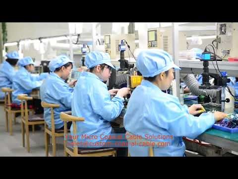 awg-40 micro-coax biocompatible USP Class VI I-PEX micro coax cable EU custom length quote Quality E