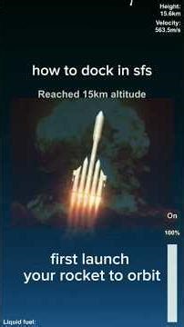 how to dock in sfs | #sfs #spaceflightsimulator #spaceflightsimulatorvideos