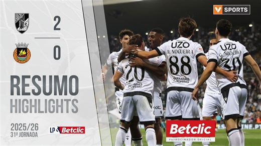 Resumo: Vitória SC 2-0 Rio Ave (Liga 25/26 #31)