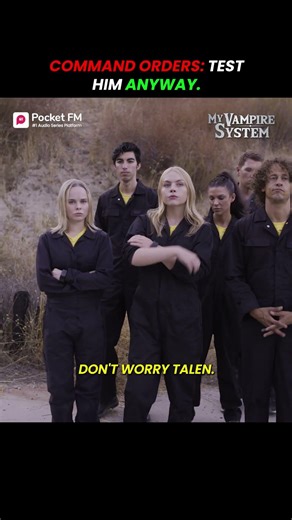 COMMAND ORDERS: TESTHIM ANYWAY.