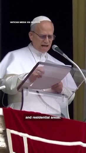 Pope Leo calls for ceasefire in Middle East amid ‘horrific violence of war’