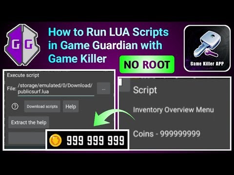 Run LUA Scripts in Game Guardian (No Root) | Game Killer Setup