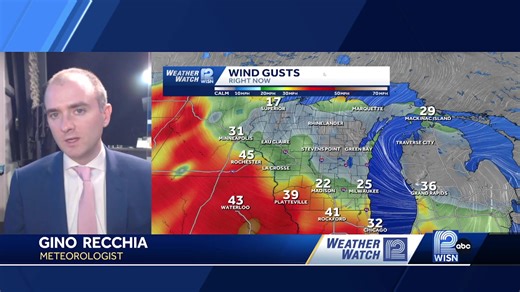 From rain to snow and very strong winds. Meteorologist Gino Recchia has the latest on this forecast. | WISN 12 NEWS