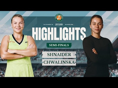Diana Shnaider vs Maja Chwalinska | SF Highlights by Emirates | Roland-Garros 2026