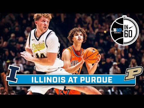 Illinois at Purdue | Jan. 25, 2026 | B1G Basketball in 60