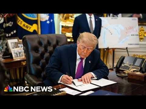 Canada’s Carney responds to Trump’s executive order renaming Lake Ontario to ‘Lake America’