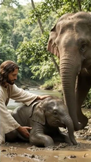 Jesus Saves a Baby Elephant 🐘❤️ | An Incredible Rescue Miracle! ✝️