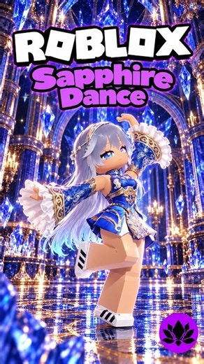 Sapphire Dance 💎💙 | Roblox Girl Dance #Shorts