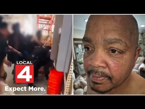 Detroit man describes violent Home Depot brawl
