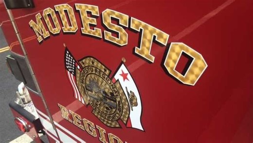 Cars at Modesto auto dismantling business catch fire, fire department says