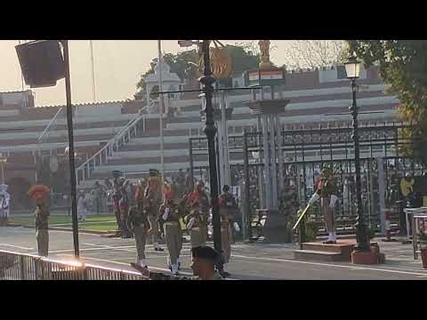 Wagah-Attari Border(Amritsar ) Beating Retreat ceremony