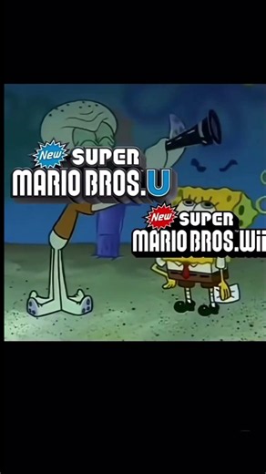New Super Mario Bros Wii Is Goated ￼#newsupermariobroswii #mario #spongebob #supermariobroswii ￼