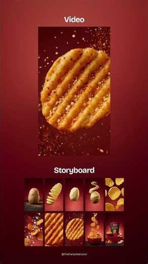 High-speed food commercials with zero budget. 🎥💥