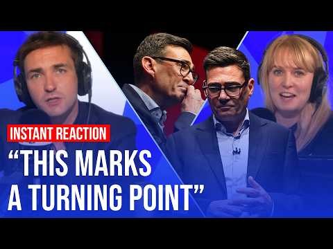 Instant reaction: Burnham tears up during conference speech