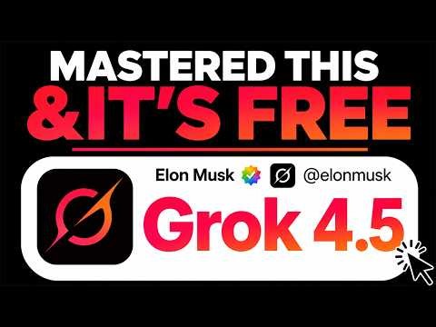 Build Anything with Grok 4.5, Here's How! (FREE)