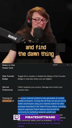 Twitch AI Opt-Out