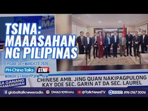 Tsina: Maaasahan ng Pilipinas | PH-China Talks