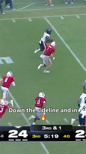 Breaking free 👏 #virginiacavaliers #accfootball #collegefootball